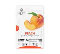 Stay Well - Vegan sheet mask PEACH Maschere in tessuto 23 g unisex