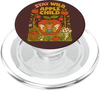 Stay Wild Mela Bambino Autunno Frutteto Raccolto Estetica Nucleo PopSockets PopGrip per MagSafe