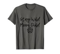 Stay Wild Moon Bambino Wicca pentacolo T-Shirt Maglietta