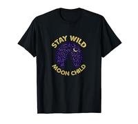 Stay Wild Moon Child Wicca Occult Gothic Witch Satanic Maglietta