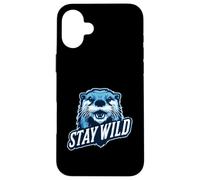 Stay Wild - Otter Design, motivo natura e avventura Custodia per iPhone 16 Plus