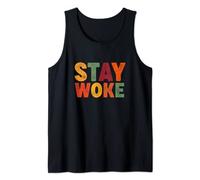 Stay Woke Black Lives Importano uguali diritti sono diritti civili Canotta