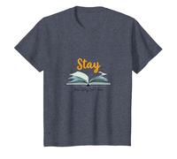 Stay Your Story Non è Oltre Gli Amanti dei Libri ispiratori Maglietta, Bambini, Pervinca, 10 Anni