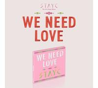 STAYC WE NEED LOVE 3° album singolo DIGIPACK Ver CD + fotolibro + scheda +...