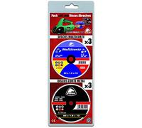 STAYER 1.1094 - Blister 6 dischi abrasivi Ø85 mm per MULTI RAZER 85