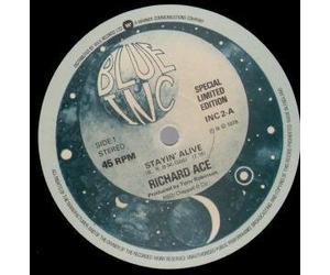 STAYIN' ALIVE 12" SINGLE UK BLUE INC 1978