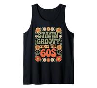 Stayin' Groovy Since The 60s Costume 60 Style Groovy Hippie Canotta