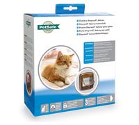 Staywell Porta per Gatti Magnetica 420 Marrone Fino 7 KG, 4 Verschlussoptionen