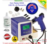 STAZIONE A PISTOLA DISSALDATURA STAGNO PROFESSIONALE ZD 985 PASTA FLUSSANTE 100