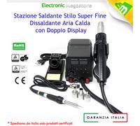 Stazione ad aria calda e saldatore con display digitale a led ATTEN ANFEL 8922