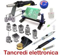 STAZIONE AD ARIA CALDA PROFESSIONALE SALDANTE DISSALDANTE ZD8907 300W 10 UGELLI