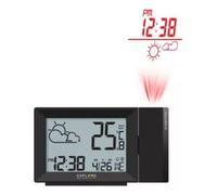 EXPLORE SCIENTIFIC RPW3001 Orologio a Proiezione, con Meteo, Radiocontrollato, Barometro, Visualizzazione Temperatura Interna, Nero