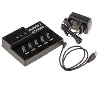 Stazione Da Meccaniche Tipo Dock per 5 SSD M2 Da Tipo SATA Collegamento USB3 5GB