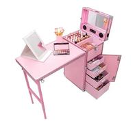 Stazione da tavolo per manicure Lavoro pieghevole, Por, Scrivania per unghie espansa professionale, Cabina per unghie moderna Rolling Art per esterni, Accessori per cellulari, Scrivania per