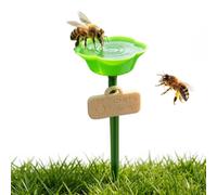 Stazione d'acqua a forma di resistente alle intemperie con picchetto | Stazione di idratazione e abbeveratoio per uccelli per colibrì, farfalle, giardino, terrazza, sentieri e paesaggi