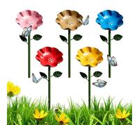 Stazione Di Abbeveraggio 5 Pezzi Colorati A Forma Di Decorativi | Tazze Per E Farfalle Da Giardino per Esterno Balcone Terrazza Giardino Cortile Prato