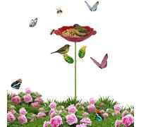 Stazione di abbeveraggio per farfalle | Bagno per Colibrì a Forma di Paletto da Giardino | Bevitore con Farfalle per Cortile | per Terrazza Giardino Prato Aiuola Fiori