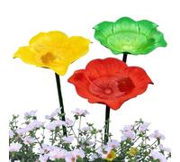 Stazione di Abbeveraggio per | Set Di 3 Pezzi In Metallo Da Abbeveraggio - Alimentatore D'Acqua Per Farfalle - Accessorio Irrigazione Esterno Giardino Prato Patio e e Farfalle