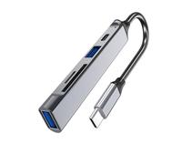 Stazione di aggancio dei hub di USB con il tipo C dati USB3.0 2.0 e lettore di schede per lo studio del lavoro
