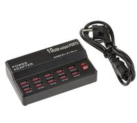 KALEA-INFORMATIQUE Stazione di ricarica industriale USB a 10 porte con uscite da 1,0A a 3,5A. Potenza totale 60 W