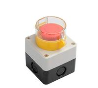 Stazione di controllo a pulsante, 1 interruttore, interruttore a fungo di arresto/avvio (1 pezzo, spegnimento di emergenza)