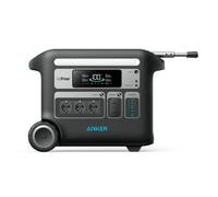 Stazione di energia Anker SOLIX F2000 2048Wh 3 uscite AC 5 porte USB Batteria LiFePO4 Schermo LED Ruote Caricatore solare