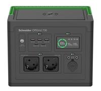Stazione di energia APC PPS730-GR 738Wh 2 AC 2 DC 5 USB Batteria Li-ion Schermo LCD Caricatore solare compatibile