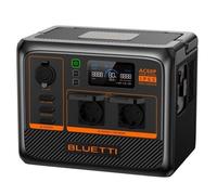 Stazione di energia Bluetti AC60P 504Wh 1 AC 2 USB-A 1 USB-C Batteria LiFePO4 IP65 Schermo LCD Caricatore solare WiFi