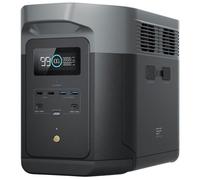 Stazione di energia EcoFlow DELTA 2 Max 2048Wh 4 porte AC 2 DC 6 USB Batteria LiFePO4 Schermo LCD Caricatore solare