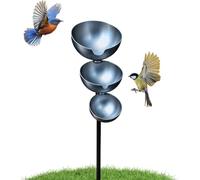 Stazione di irrigazione per tazze da giardino a forma di per abbeveratoio per assetato per uccelli per acqua per bagni, decorazione da giardino, per cortile, patio, padiglione, prato