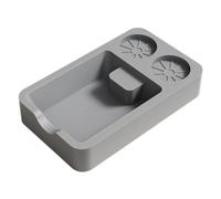 Stazione Di Pigiatura Per Caffè Espresso 2 In 1, Scatola Per Bussare Per Caffè Espresso, Scatola Per Organizer Per Caffè Per Riporre Busta Per Caffè Macinato Antimanomissione Da 51,54,58 Mm(Gray1PC)
