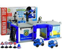 Stazione di polizia della batteria + auto a strati