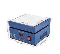 Stazione di preriscaldamento 200 × 200 mm 800 W, piastra riscaldante elettrica per microcomputer LED, controllo CPU stazione di preriscaldamento PCB, accurata e costante, per il riscaldamento dei comp