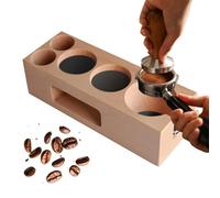 Stazione di pressatura del caffè in legno per caffè espresso | Portafiltro per bancone, sala da pranzo, negozio, bar, dormitorio, cucina, appartamento