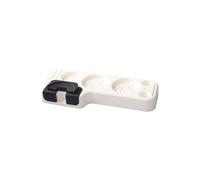 Stazione di Pressatura per Espresso Supporto Universale per Pressatura per Espresso Portafiltri per Caffè Base di Supporto per 51/53/54/58 mm Bianco