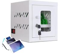 Stazione di ricarica a 6 slot con scomparti USB - Archiviazione ricaricabile per scuola, biblioteca e ufficio - Soluzione di ricarica per dispositivi mobili pratica e sicura