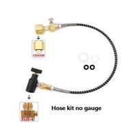 Stazione di ricarica CO2 for bombola di flusso di soda Quick Connect W21.8-14 / DIN477, serbatoio grande di anidride carbonica CGA320(CGA320 no gauge)