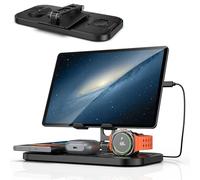 Stazione di Ricarica Induttiva per Samsung con Supporto per Tablet, Pieghevole 4 in 1, per Galaxy S24 Ultra/S23, Galaxy Watch Stazione di Ricarica per Samsung Watch Ultra/7/6, per Galaxy Buds 2
