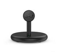 Stazione di ricarica magnetica USB C per Rayban per occhiali Meta Smart compatibile con modelli Wayfarer Headliner Skylar Hstn, finitura nera, hub di ricarica rapida (nero)