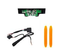 Stazione di ricarica per auto a 3 porte USB ABS nero per installazione cruscotto supporta telefono tablet dispositivi multipli Dashcam alimentazione USB