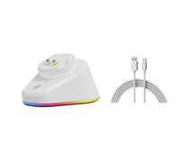 Stazione di ricarica per mouse da gioco wireless magnetica, doppia porta USB, per Logitech/per mouse Razer