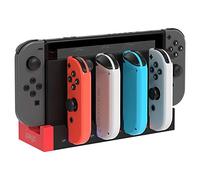 Stazione di Ricarica per Nintendo Switch, Caricatore del controller per Switch Multifunzionale Caricatore