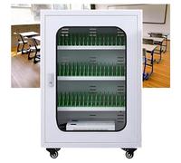 Stazione di ricarica per telefoni cellulari ricaricabili, carrello di ricarica per cellulari con ruote da 20/30/40/50/60 celle, 5 V 2 A, efficiente spazio di archiviazione multidispositivo per uffic