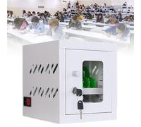 Stazione di ricarica portatile per Phones6Slot USB Orga per studenti, dipendenti e viaggiatoriArmadio di ricarica compatto per dispositivi mobili