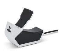 Stazione di ricarica PowerA singola per il controller wireless DualSense - Bianco, Ricarica del controller DualSense, Ricarica, Sony PlayStation, PS5, con licenza ufficiale