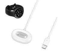 Stazione di ricarica rapida per Pixel Watch 4 - Supporto di ricarica rapida di tipo C, cavo portatile a 2 pin compatibile con Pixel Watch 4 41 mm/45 mm (bianco)