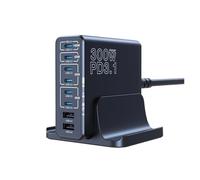 Stazione Di Ricarica Rapida USB C Da 300 W Multi Porta GaN 140 PD 3.1 PPS 100 45