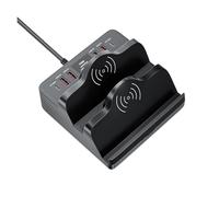 Stazione Di Ricarica Rapida USB C PD QC3.0 Caricatore Wireless Doppio A Tipo PPS