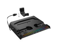 Stazione di ricarica RGB multifunzione per PS5 Slim con raffreddamento - Nouvo