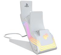 Stazione di ricarica Turtle Beach PDP Afterglow Wave Dual Charger bianco RGB PS5